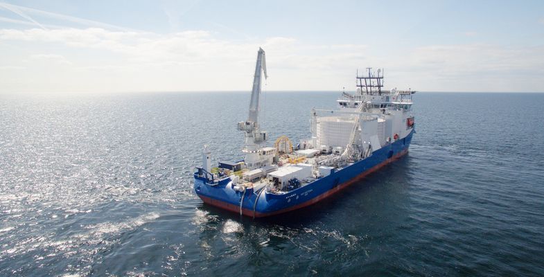 NKTs offshore cable laying vessel Victoria