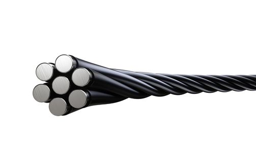 Close up of AX-PRO medium voltage cable